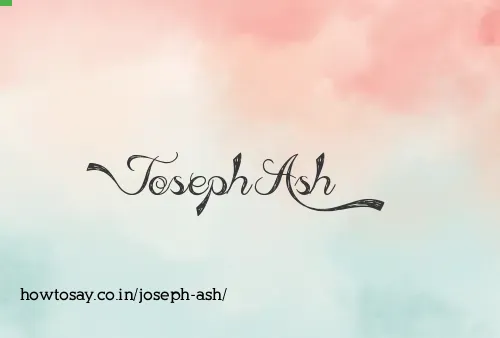 Joseph Ash