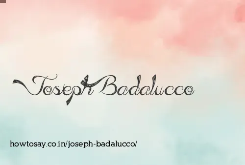Joseph Badalucco