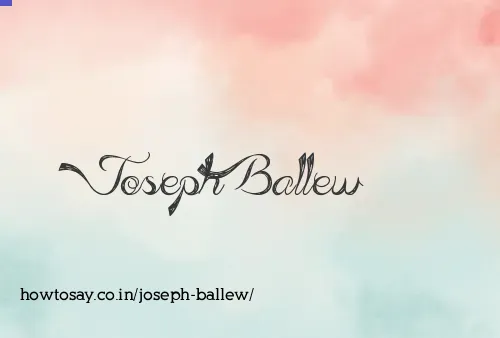 Joseph Ballew