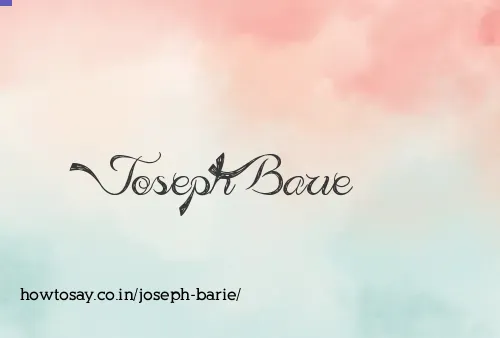 Joseph Barie