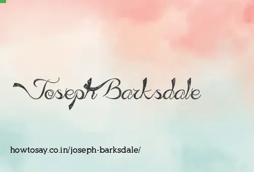 Joseph Barksdale