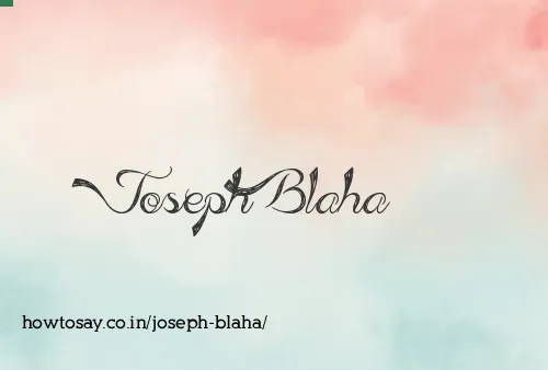 Joseph Blaha