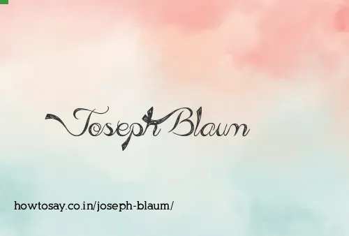 Joseph Blaum