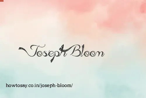 Joseph Bloom