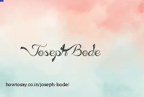 Joseph Bode