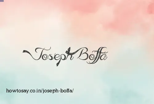 Joseph Boffa