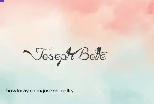 Joseph Bolte