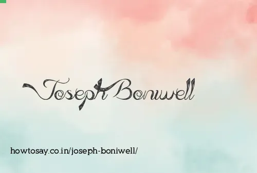 Joseph Boniwell