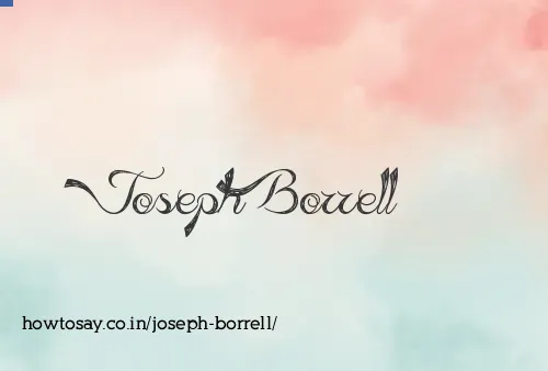 Joseph Borrell