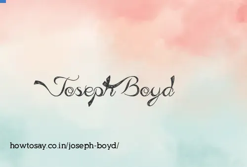 Joseph Boyd