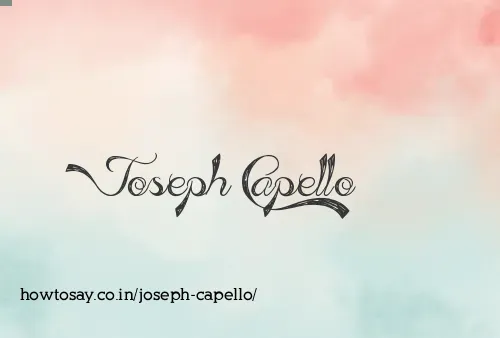 Joseph Capello