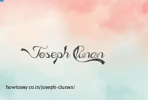 Joseph Clunan