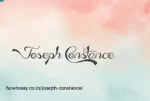 Joseph Constance
