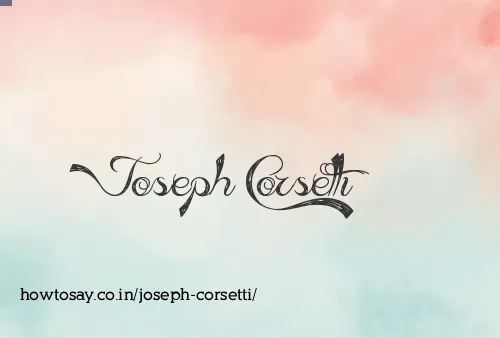 Joseph Corsetti