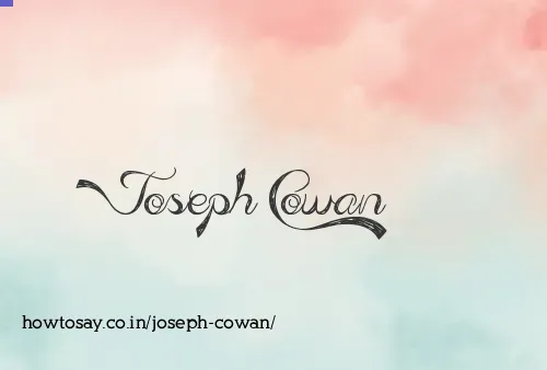 Joseph Cowan