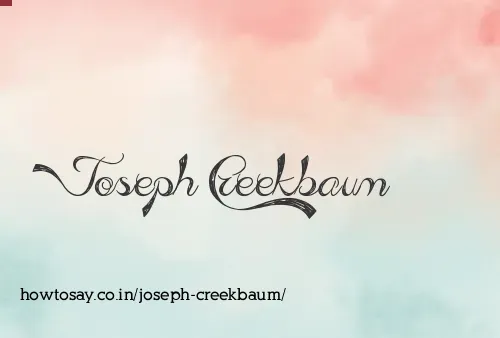 Joseph Creekbaum