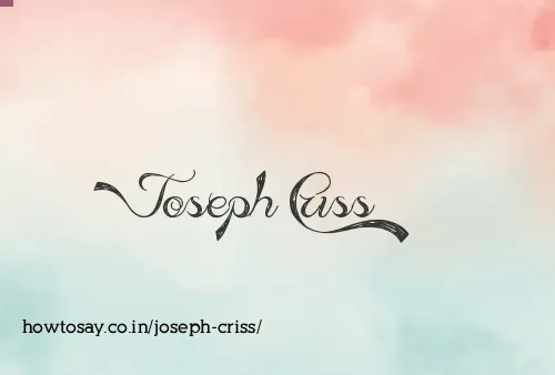 Joseph Criss