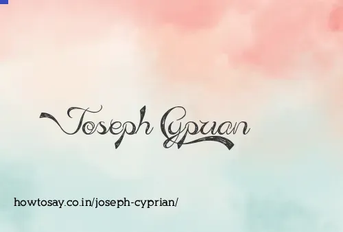 Joseph Cyprian