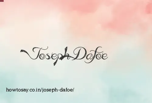 Joseph Dafoe