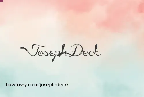 Joseph Deck