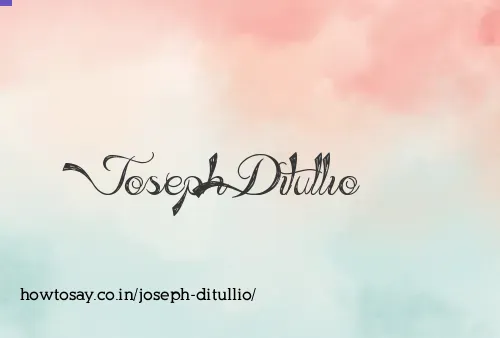 Joseph Ditullio