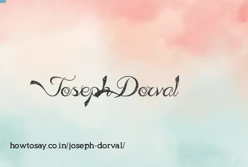 Joseph Dorval