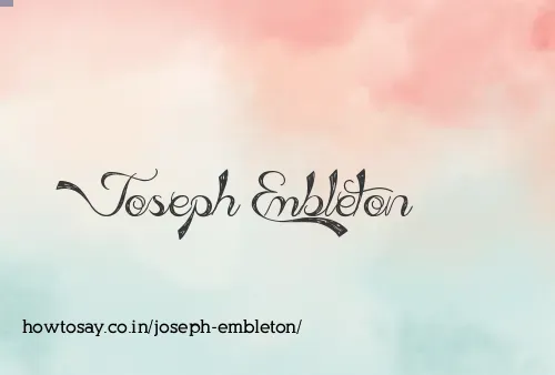 Joseph Embleton
