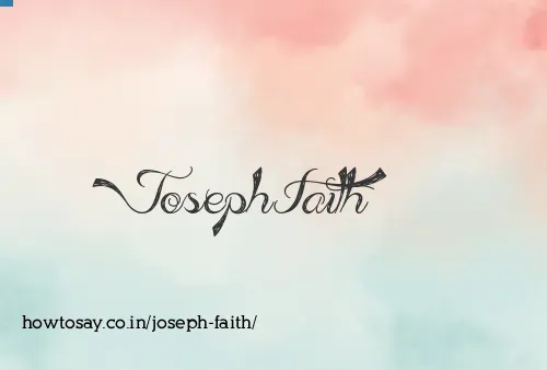 Joseph Faith