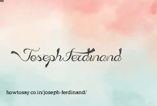 Joseph Ferdinand