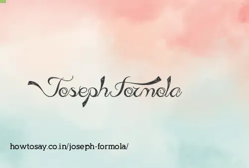 Joseph Formola