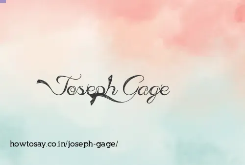 Joseph Gage