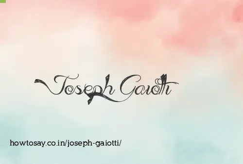 Joseph Gaiotti