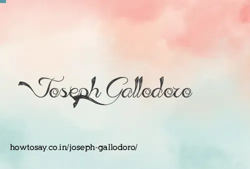 Joseph Gallodoro