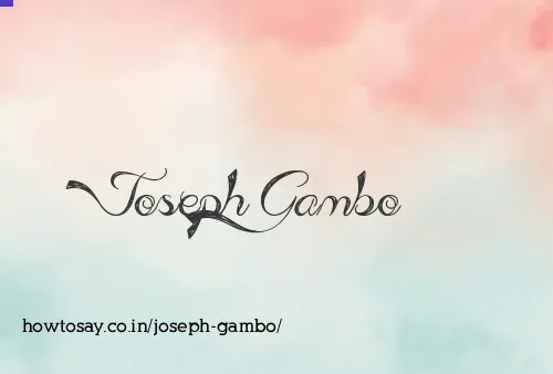 Joseph Gambo