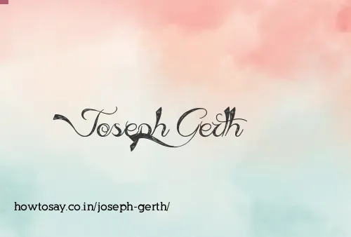 Joseph Gerth