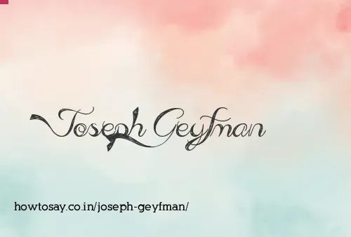 Joseph Geyfman