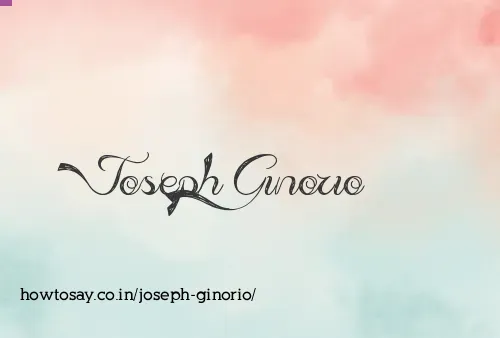Joseph Ginorio