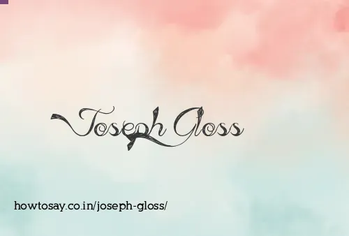 Joseph Gloss