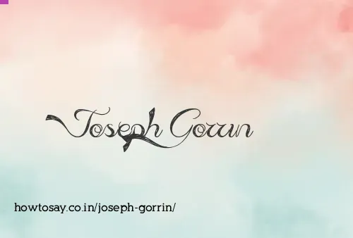 Joseph Gorrin