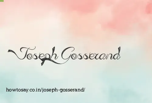 Joseph Gosserand