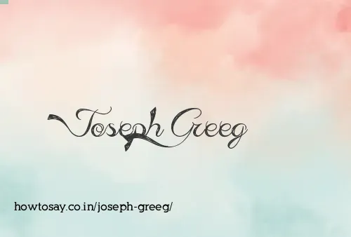 Joseph Greeg