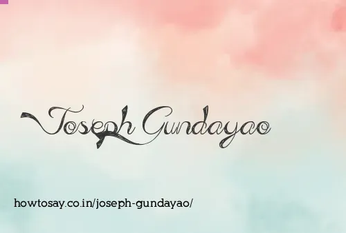 Joseph Gundayao