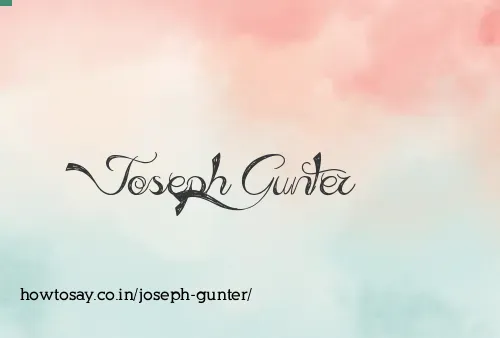 Joseph Gunter