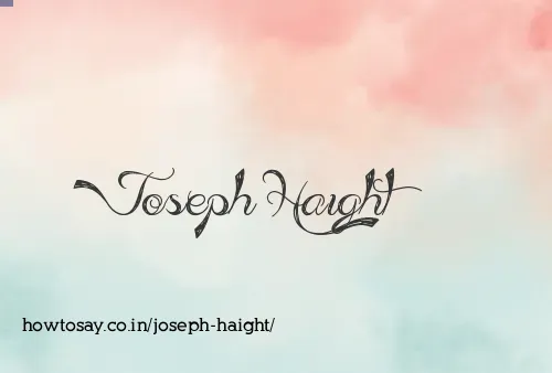 Joseph Haight