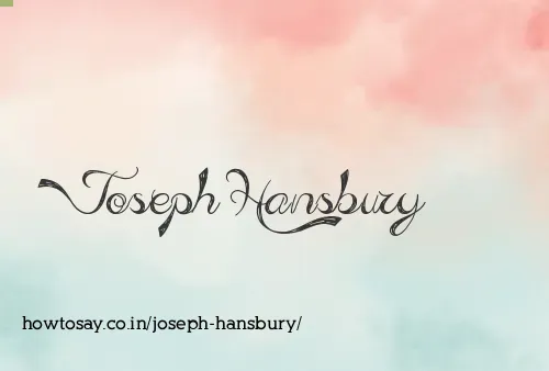 Joseph Hansbury