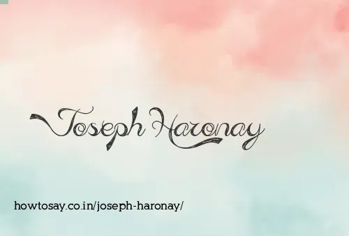 Joseph Haronay