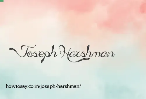 Joseph Harshman