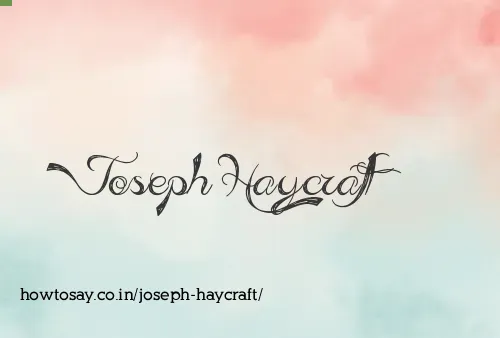 Joseph Haycraft