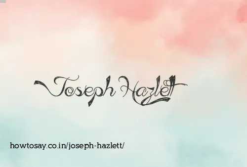 Joseph Hazlett