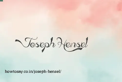 Joseph Hensel